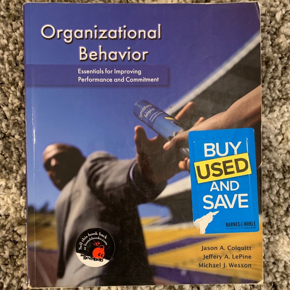 Textbook Organizational Behavior: Essentials
